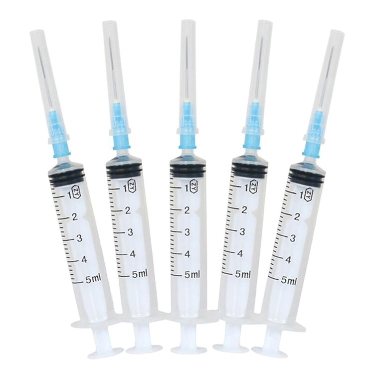 Disposable 5ml Syringes And Needles For Medical Use