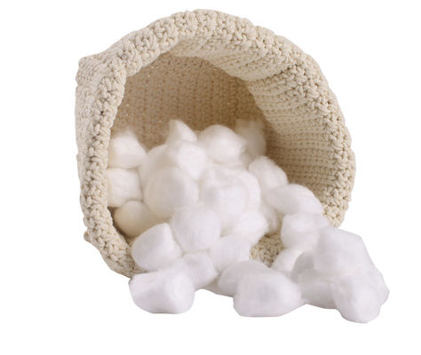 High Profile Surgical Medical Cotton Balls , Soft Absorbent Cotton Balls 25MM