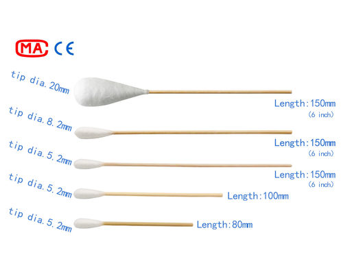 Disposable Medical Cotton Balls 15CM Long Medical Grade Q Tips