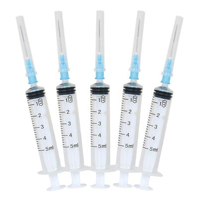 Disposable 5ml Syringes And Needles For Medical Use