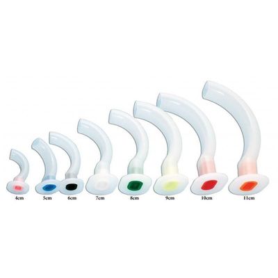 Medical PE Oropharyngeal Airway Kit , Guedel Airway Kit All Size