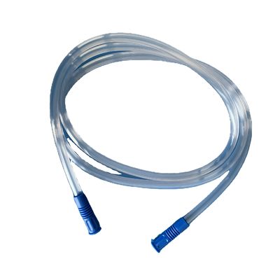 PVC Medical Suction Tubes , Suction Connecting Tube With Yankauer Handle