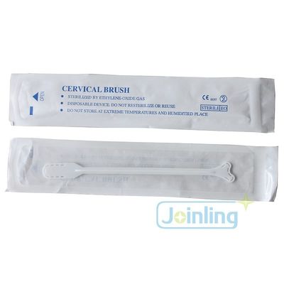 Plastic Woman Disposable Sterile Cervical Spatula 18cm