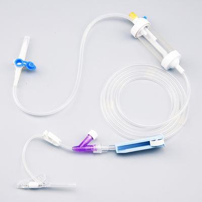 Automatic Liquid Stop Disposable Infusion Sets , 120cm Pediatric Infusion Set