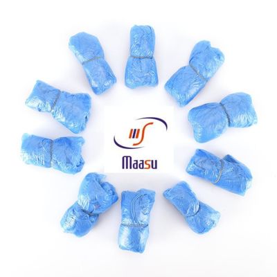 2.5g Disposable Waterproof Shoe Covers PE CPE Shoe Cover Blue