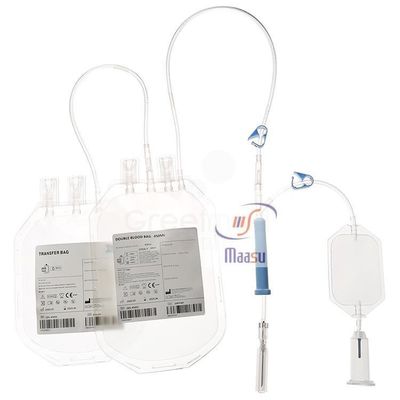 250ml 450ml 500ml Blood Collection Bags , CPDA 1 Blood Bags