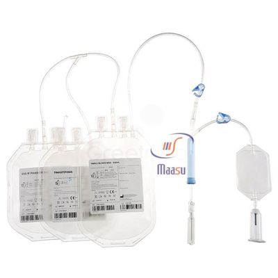 250ml 450ml 500ml Blood Collection Bags , CPDA 1 Blood Bags