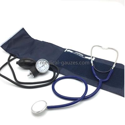 Arm Medical Diagnostic Equipments , Aneroid Sphygmomanometer Palm Type With Stethoscope