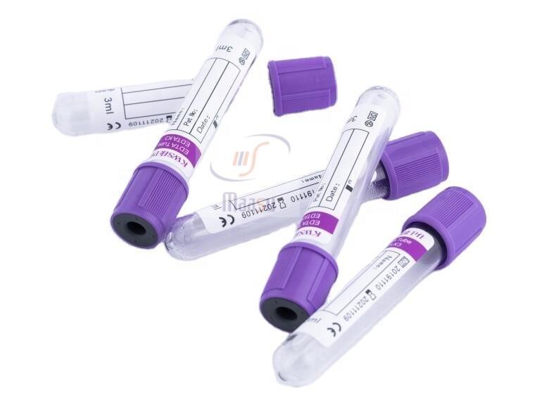 13x100mm Blood Sample Collection Tubes , EDTA vacuum blood collection tubes